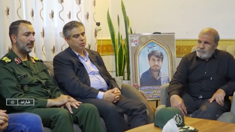 دیدار استاندار مرکزی با خانواده شهید طاهری