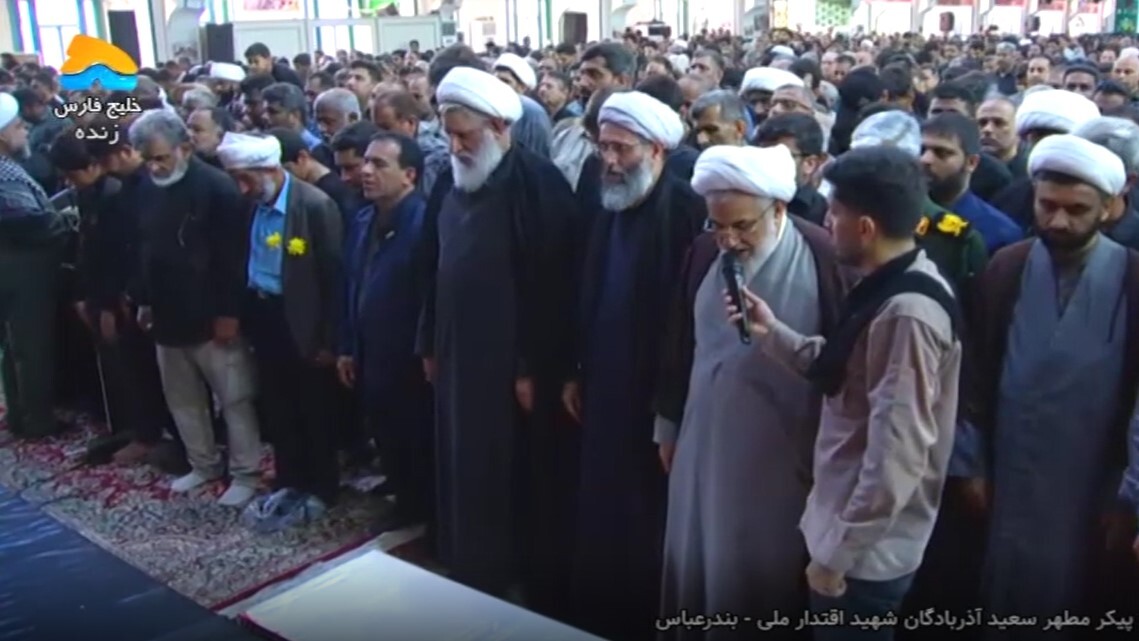 تشییع شهید سرهنگ پاسدار سعید آذربادگان در بندرعباس