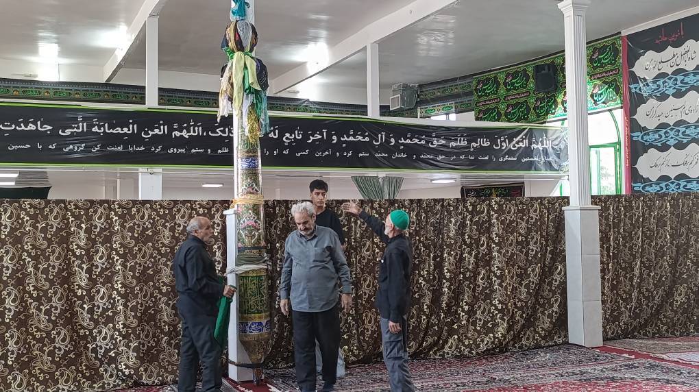 برگزاری آیین سنتی علم بندان در کدکن تربت حیدریه 