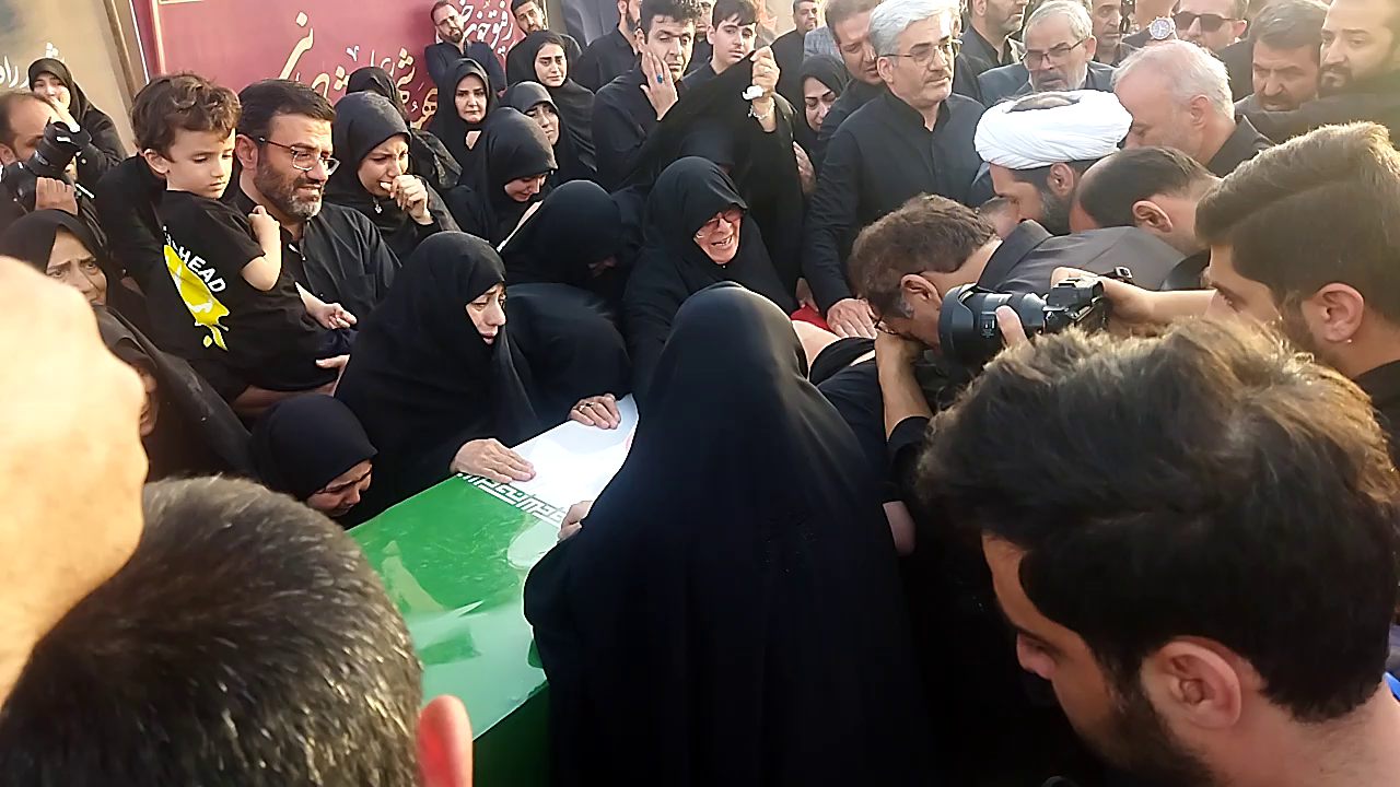 استقبال از پیکر مطهر سپهبد شهید علی شادمانی در همدان 