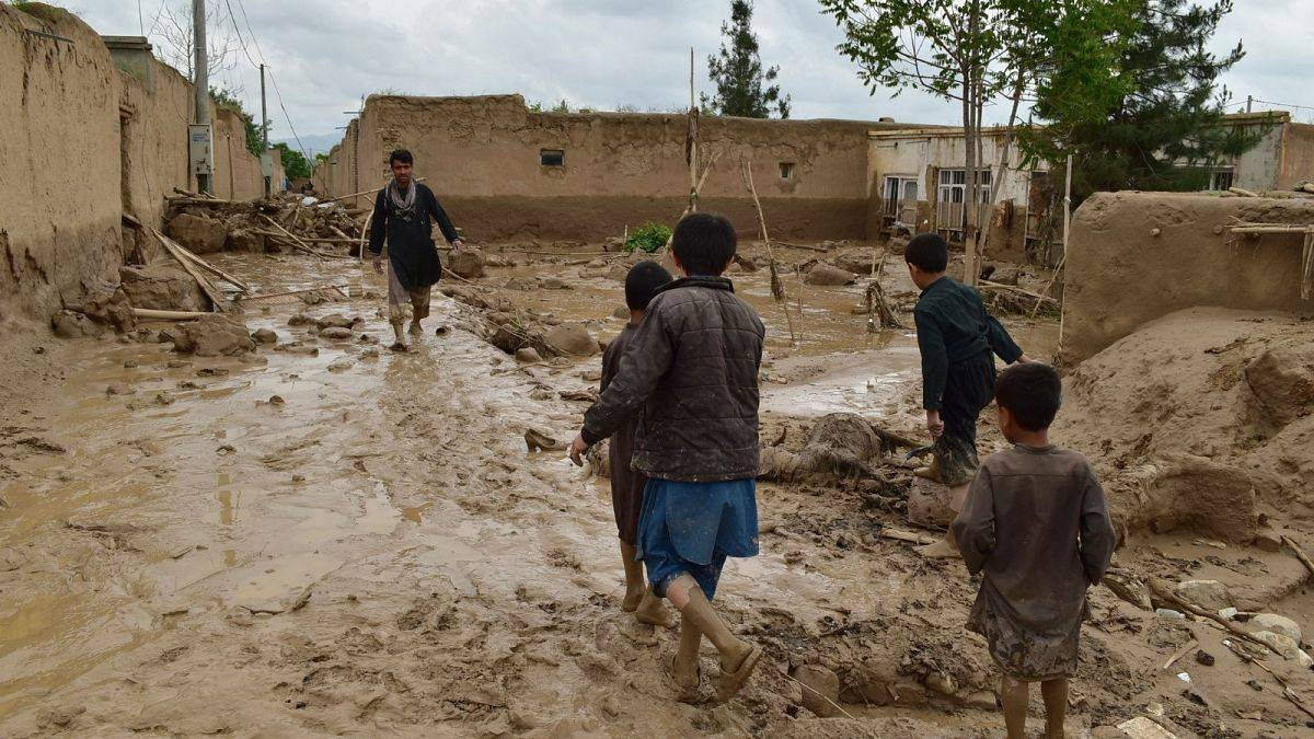 ۱۷ کشته و زخمی براثر سیل و فروریختن سقف خانه در افغانستان