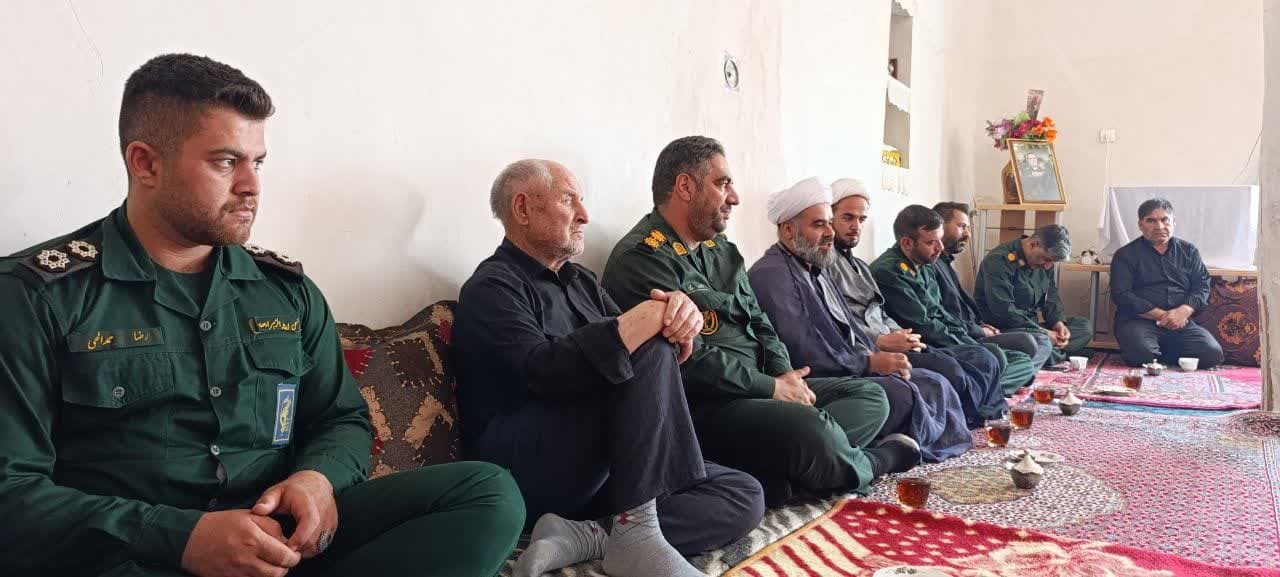 دیدار با خانواده شهید سردار جواد نجفیان در روستای نادرگلی باروق