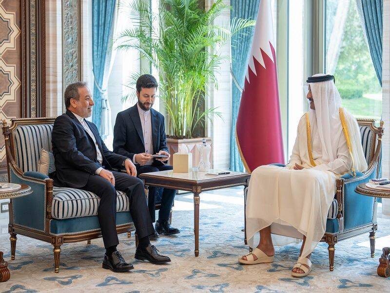 پیام شفاهی رئیس‌جمهور ایران به امیر قطر منتقل شد