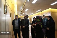 نمایشگاه نگارگری بافته‌های ابریشم خیال در خرم آباد