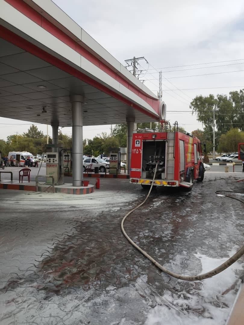 نقص فنی عامل انفجار جایگاه سوخت جهرم