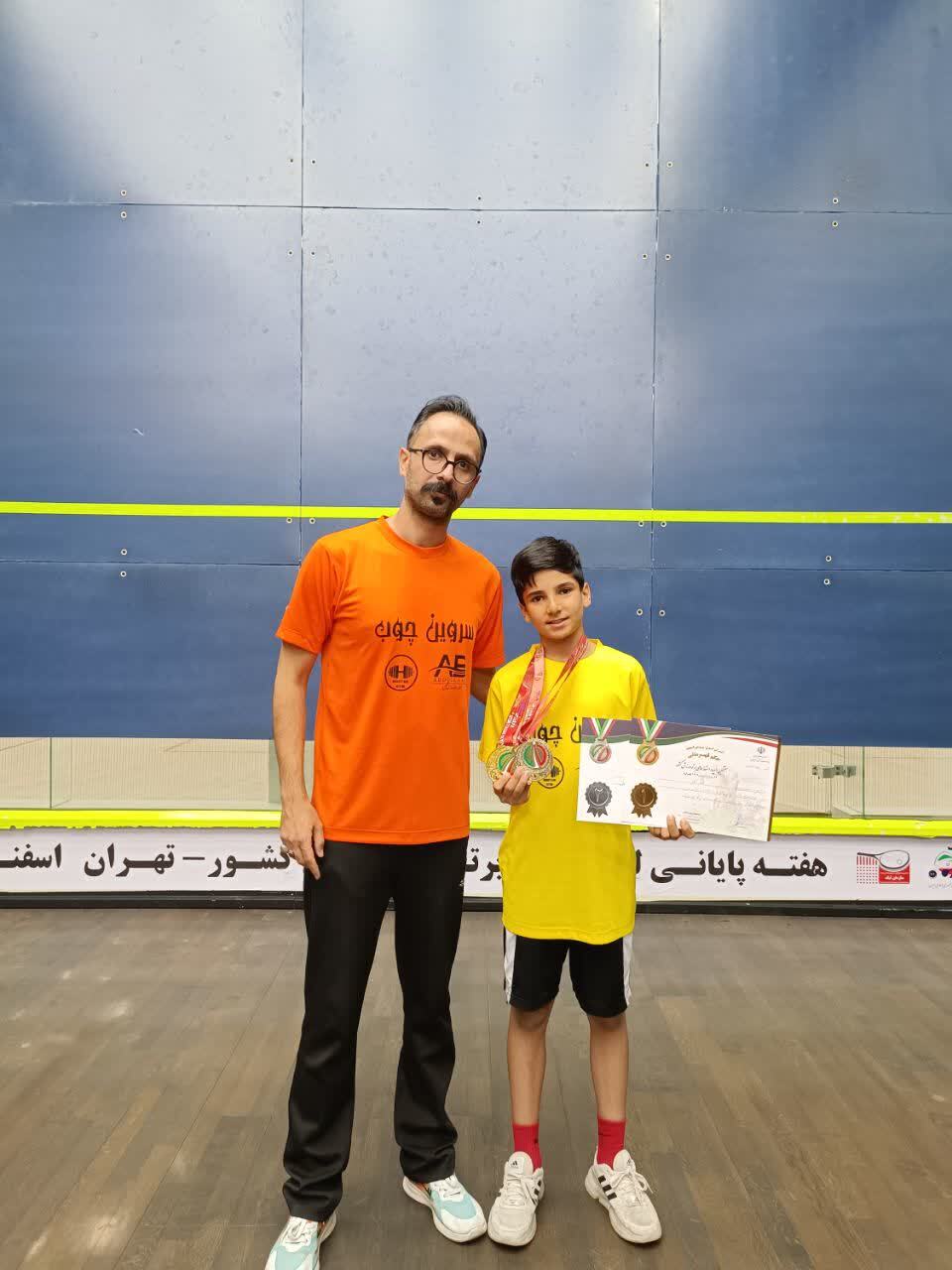 قهرمانی اسکواش خراسان جنوبی در مسابقات المپیاد استعداد‌های برتر کشور
