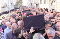 تشییع پیکر پدر شهید «مصطفی مقدم»