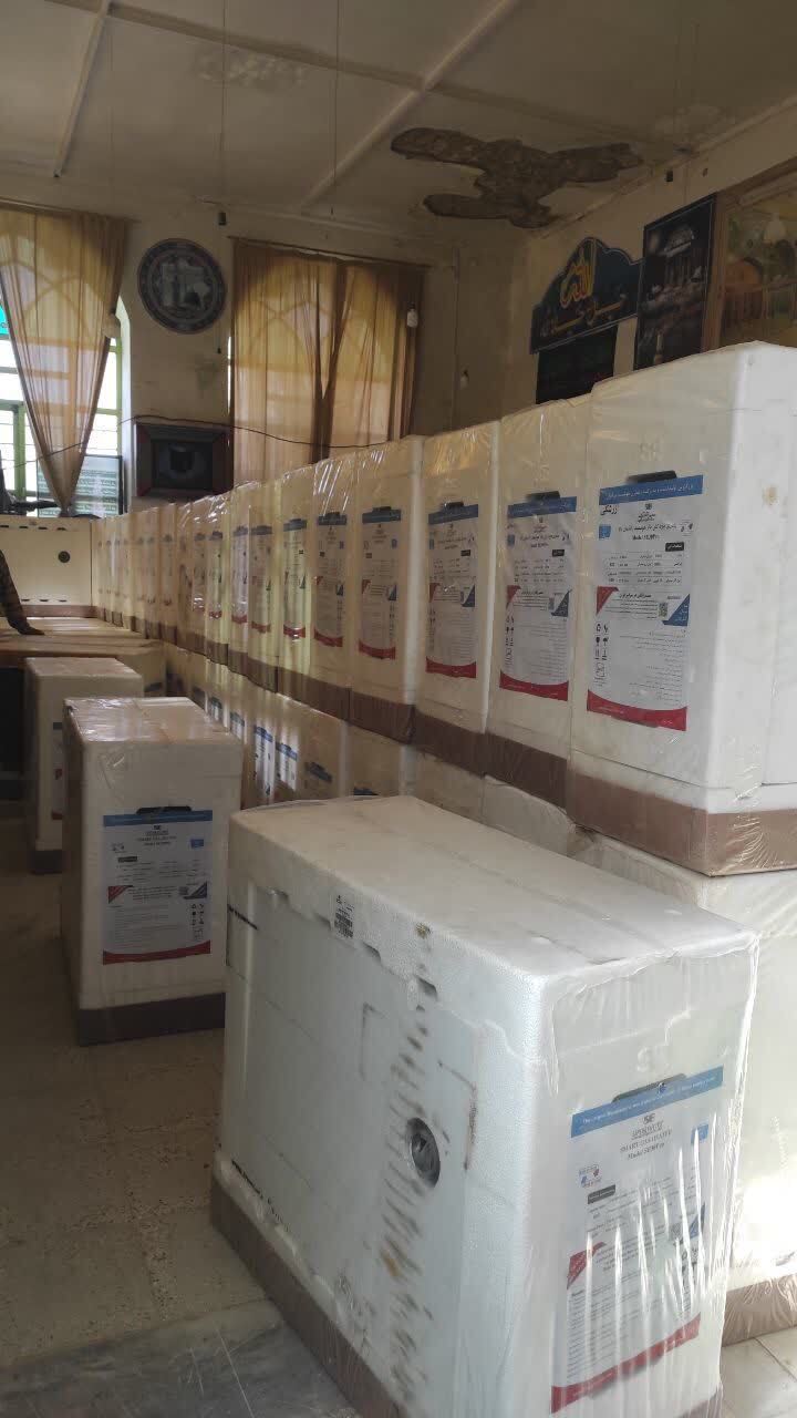 توزیع ۱۳۲ بخاری کم مصرف در کوهسرخ