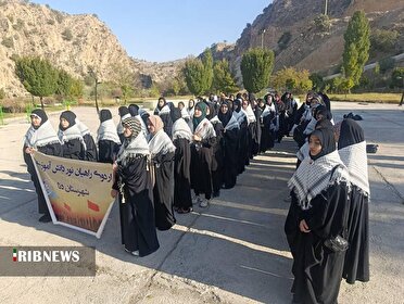 اعزام سومین کاروان دانش آموزان دختر استان به مناطق عملیاتی جنوب