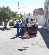 اجرای عملیات شست و شوی ۱۷۰ کیلومتر از شبکه‌های فاضلاب بیرجند