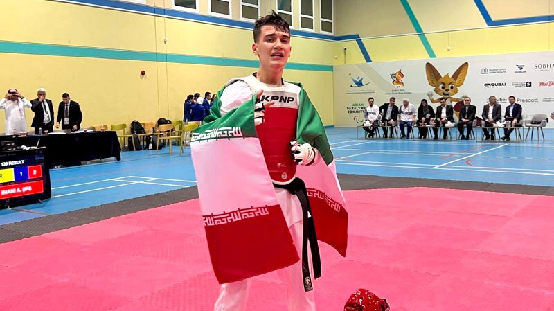 تکواندو بازیهای پاراآسیایی جوانان؛ ایمانی در ثانیه آخر طلایی شد تکواندو بازیهای پاراآسیایی جوانان؛ ایمانی در ثانیه آخر طلایی شد