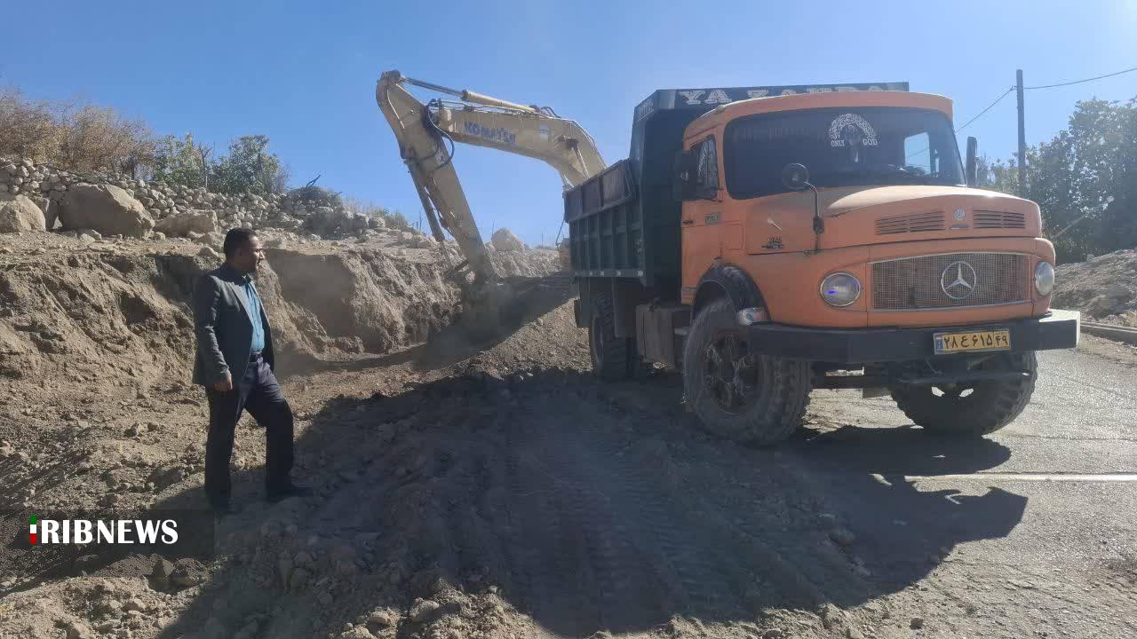 ایمن سازی و بهسازی راه‌های روستایی سرفاریاب