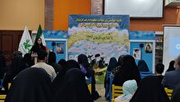 آیین چهلم رهبر شهید انقلاب و شهدای دانش‌آموز میناب