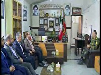 دیدار مدیر کل صدا و سیمای خراسان شمالی با فرمانده تیپ شهید دلجویان ارتش