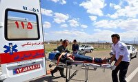 یک کشته براثر واژگونی خودروی پرشیا در محور ساوه سلفچگان قم