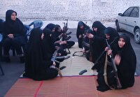بانوان بجنوردی برای دفاع از میهن دست به سلاح شدند