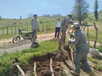 رفع تصرف هزار مترمربع از زمین های منطقه حفاظت‌شده در روستای تمشه‌لانه تالش