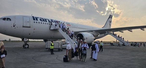 ورود هفتمین پرواز حجاج استان گلستان به فرودگاه بین المللی شهدای گرگان عصر امروز ورود هفتمین پرواز حجاج استان گلستان به فرودگاه بین المللی شهدای گرگان عصر امروز