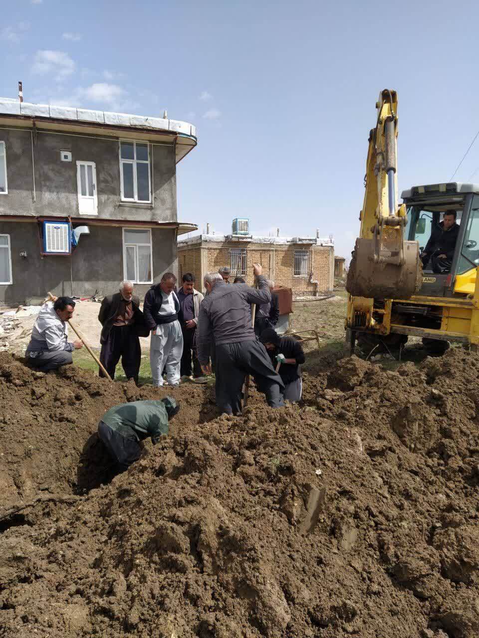 پایان تنش آبی در روستای پایان تنش آبی در روستای