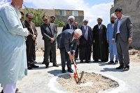 کلنگ زنی مسجد و مصلی خاتم‌الانبیاء (ص) اهل سنت در بجنورد