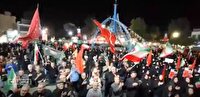 طنین وفاداری در دیار ۱۵ خرداد؛ یکصد و دهمین شب وداع ورامینی‌ها با رهبر شهید