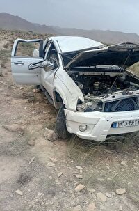 فوت یک نفر بر اثر واژگونی خودرو در محدوده خنداب استان مرکزی
