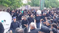 مراسم تاسوعای حسینی در روستای بادرود فیروزکوه