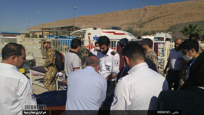 امدادرسانی گروههای امدادی اردبیل به زلزله زدگان کرمانشاه