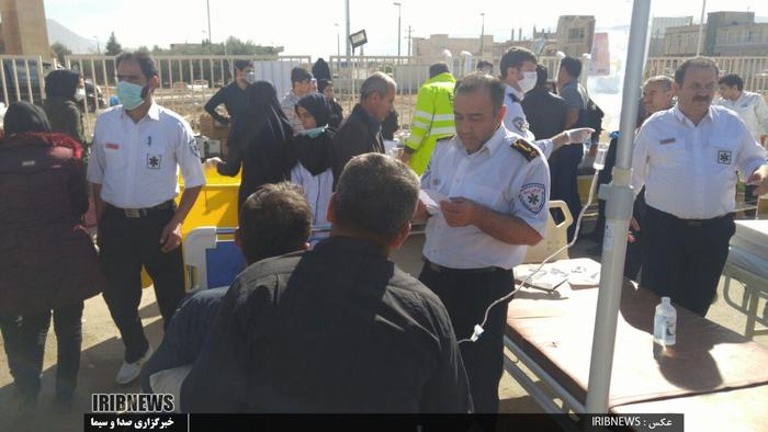 امدادرسانی گروههای امدادی اردبیل به زلزله زدگان کرمانشاه