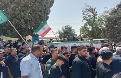 تشییع پیکر شهید مدافع وطن